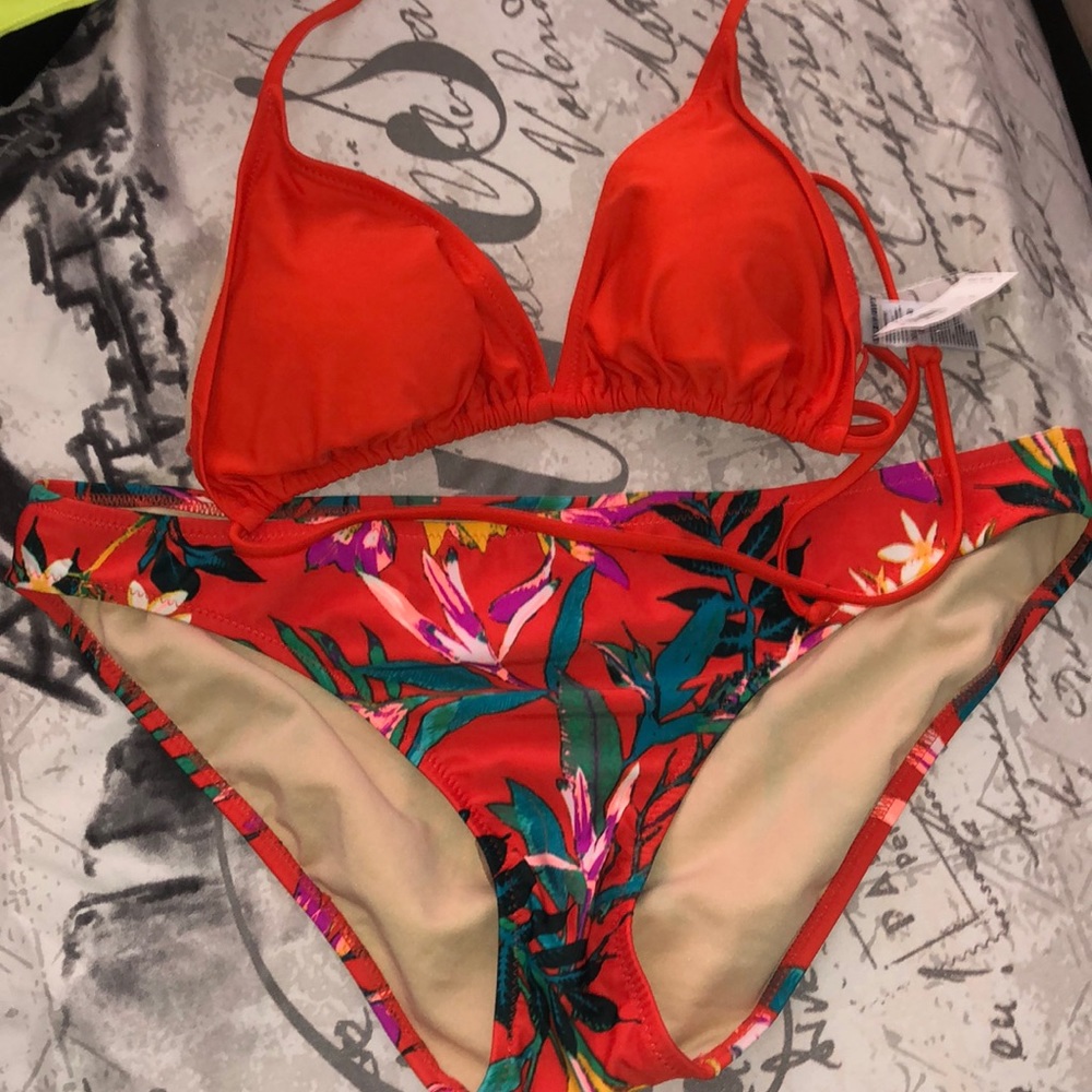Orange bikini , can be mixed matched